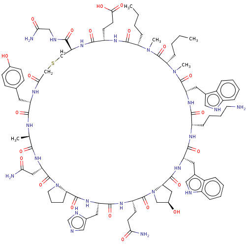 Chemical structure of BindingDB Monomer ID 304285