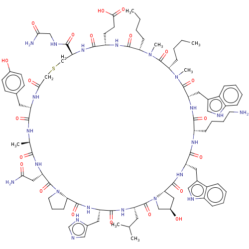 Chemical structure of BindingDB Monomer ID 304286