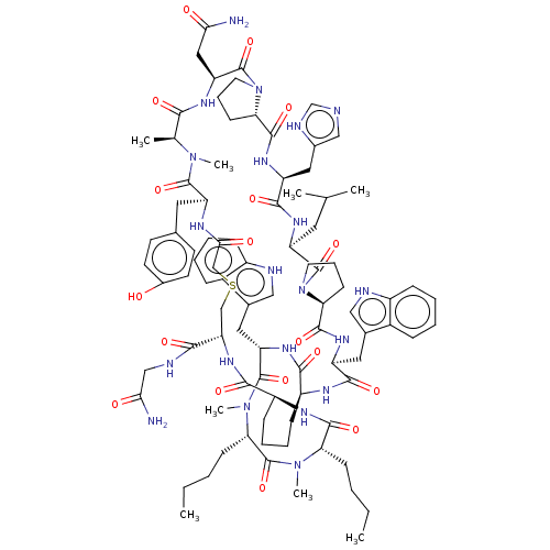 Chemical structure of BindingDB Monomer ID 304287