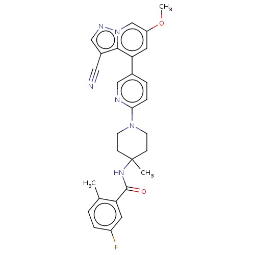 Chemical structure of BindingDB Monomer ID 305285