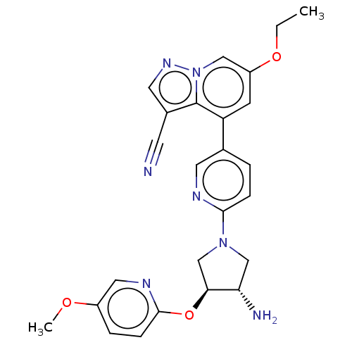 Chemical structure of BindingDB Monomer ID 305347