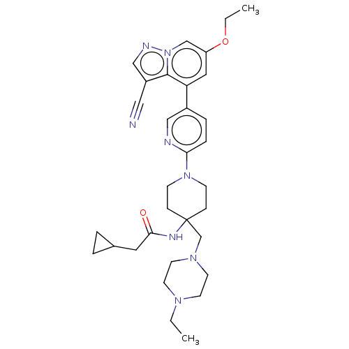 Chemical structure of BindingDB Monomer ID 305376