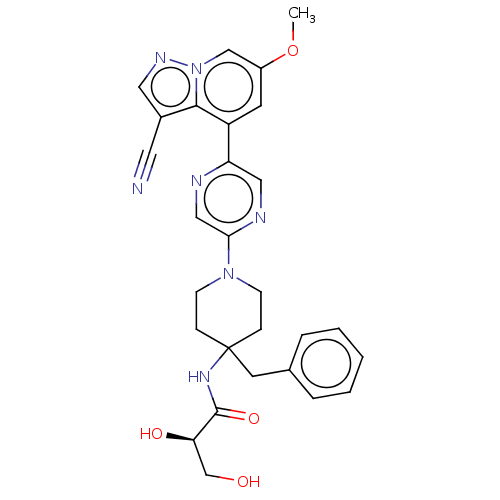 Chemical structure of BindingDB Monomer ID 305752