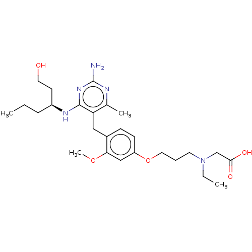Chemical structure of BindingDB Monomer ID 307529