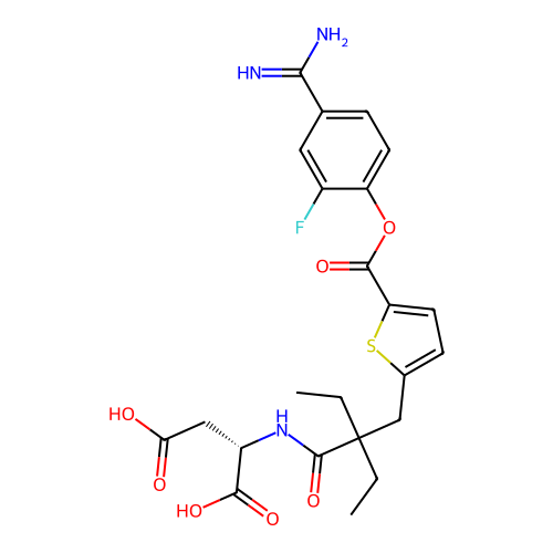 Chemical structure of BindingDB Monomer ID 308401