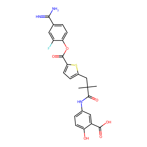 Chemical structure of BindingDB Monomer ID 308511