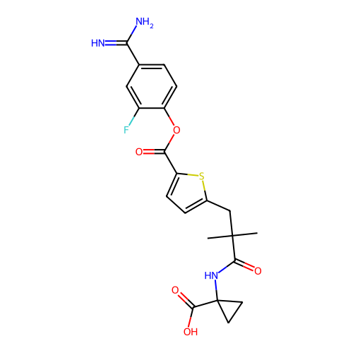 Chemical structure of BindingDB Monomer ID 308521