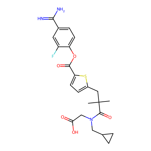 Chemical structure of BindingDB Monomer ID 308540