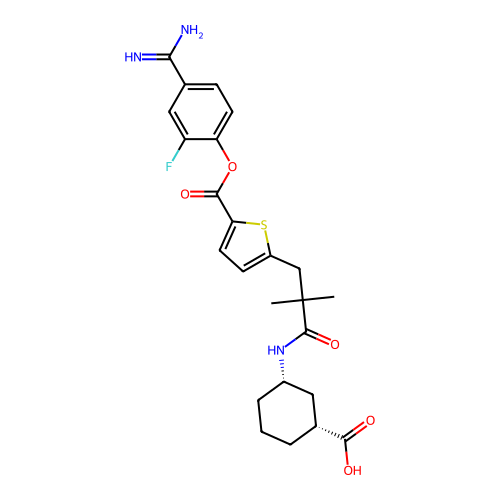 Chemical structure of BindingDB Monomer ID 308549