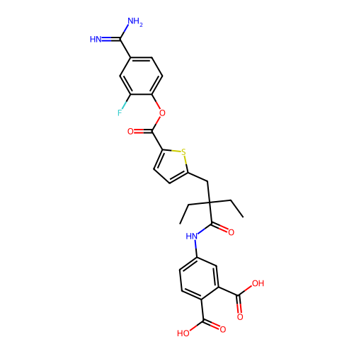 Chemical structure of BindingDB Monomer ID 308554
