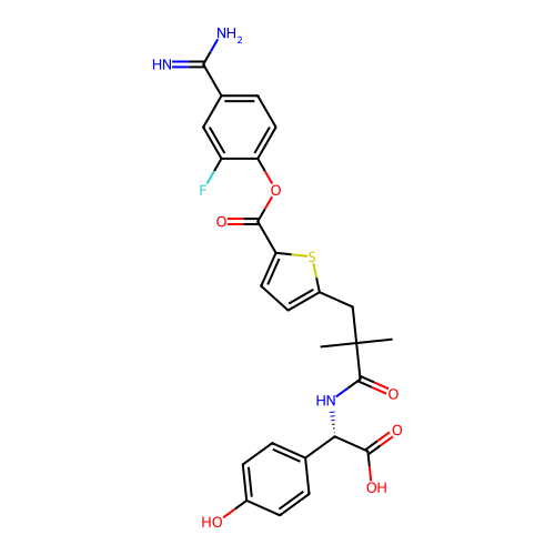 Chemical structure of BindingDB Monomer ID 308556