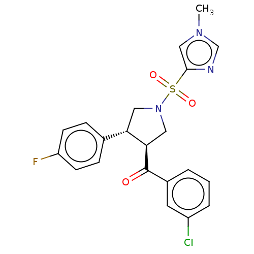 Chemical structure of BindingDB Monomer ID 308783