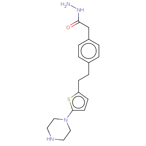 Chemical structure of BindingDB Monomer ID 309471
