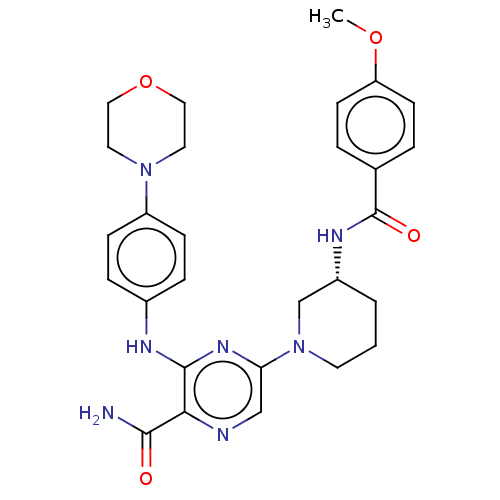 Chemical structure of BindingDB Monomer ID 309654