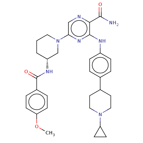 Chemical structure of BindingDB Monomer ID 309664