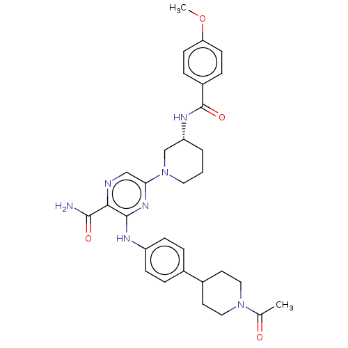 Chemical structure of BindingDB Monomer ID 309670