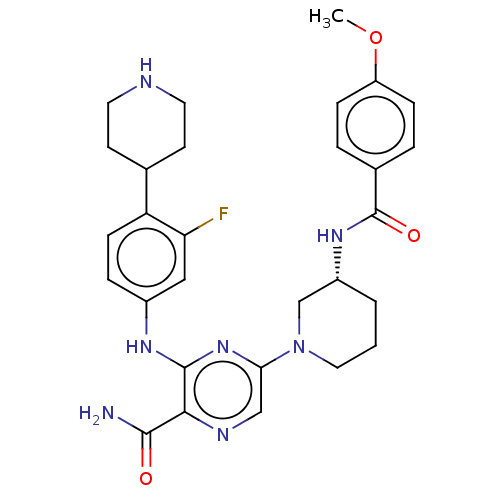 Chemical structure of BindingDB Monomer ID 309694