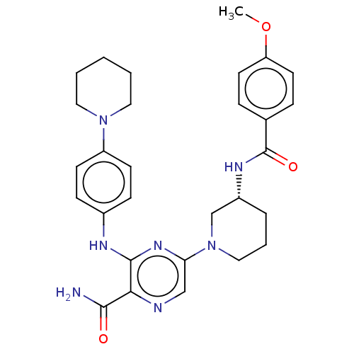 Chemical structure of BindingDB Monomer ID 309695
