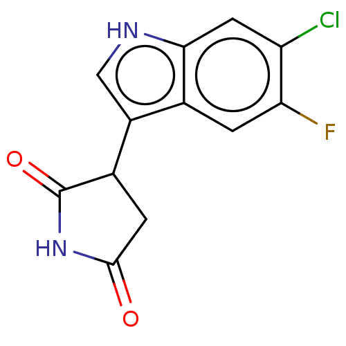 Chemical structure of BindingDB Monomer ID 312072