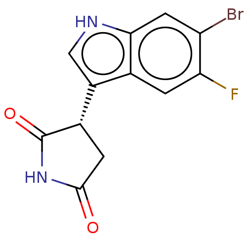 Chemical structure of BindingDB Monomer ID 312075