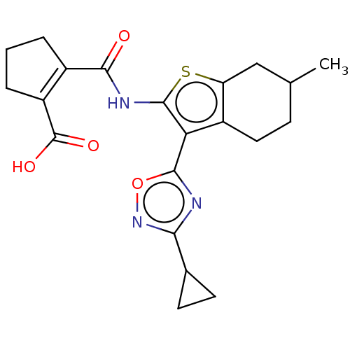 Chemical structure of BindingDB Monomer ID 312342