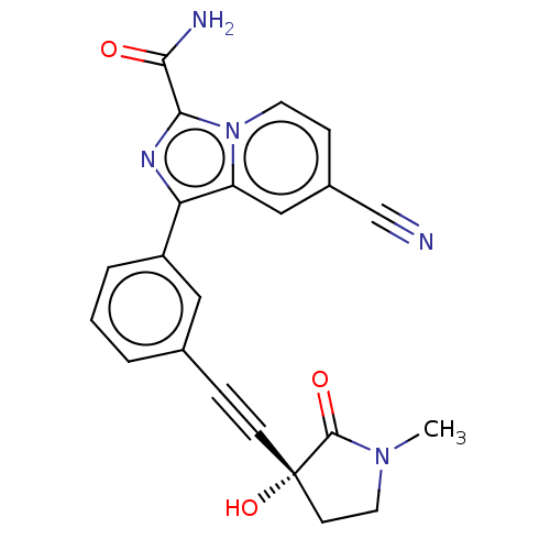 Chemical structure of BindingDB Monomer ID 312801