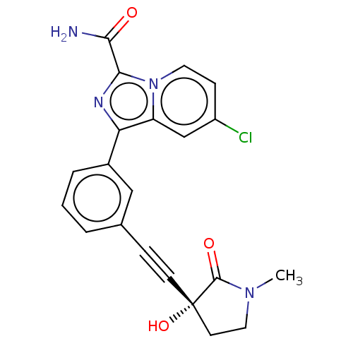 Chemical structure of BindingDB Monomer ID 312805