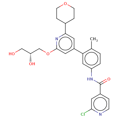 Chemical structure of BindingDB Monomer ID 313654
