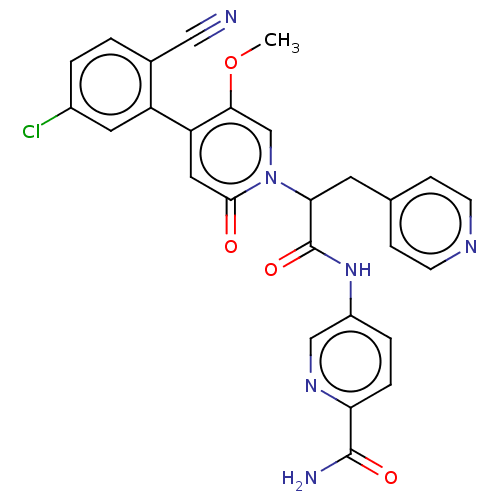 Chemical structure of BindingDB Monomer ID 313704