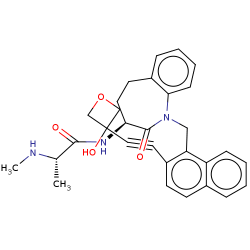 Chemical structure of BindingDB Monomer ID 314202