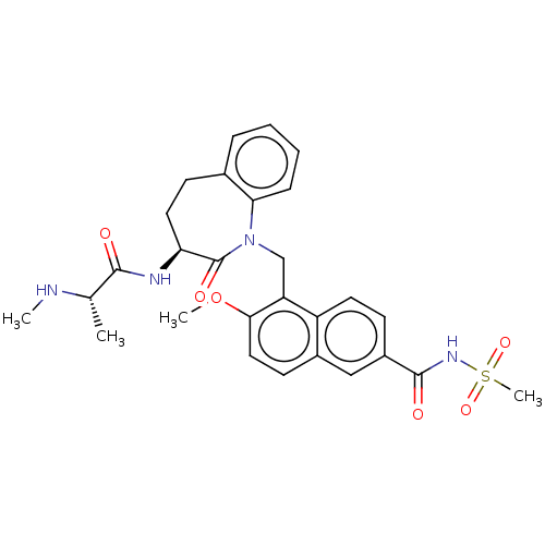 Chemical structure of BindingDB Monomer ID 314240