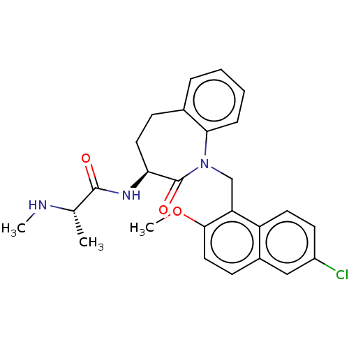Chemical structure of BindingDB Monomer ID 314253