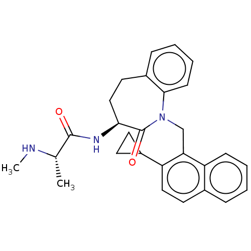 Chemical structure of BindingDB Monomer ID 314293