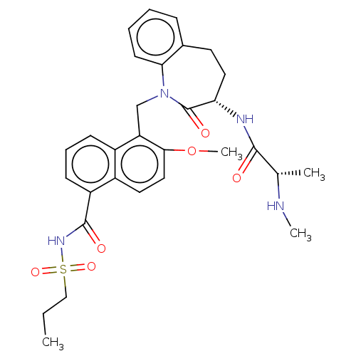 Chemical structure of BindingDB Monomer ID 314348