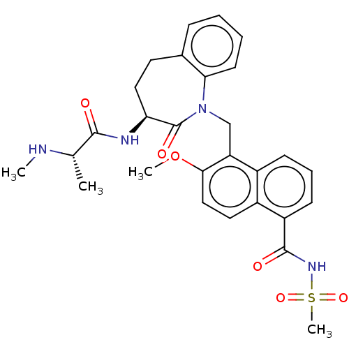 Chemical structure of BindingDB Monomer ID 314349
