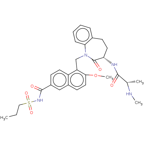 Chemical structure of BindingDB Monomer ID 314350