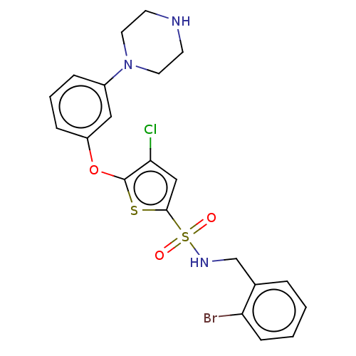 Chemical structure of BindingDB Monomer ID 316374