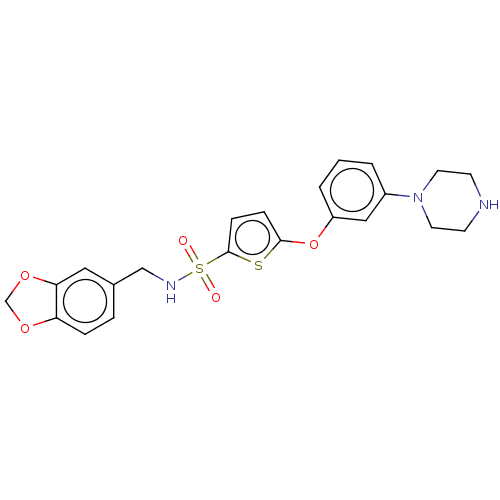 Chemical structure of BindingDB Monomer ID 316376