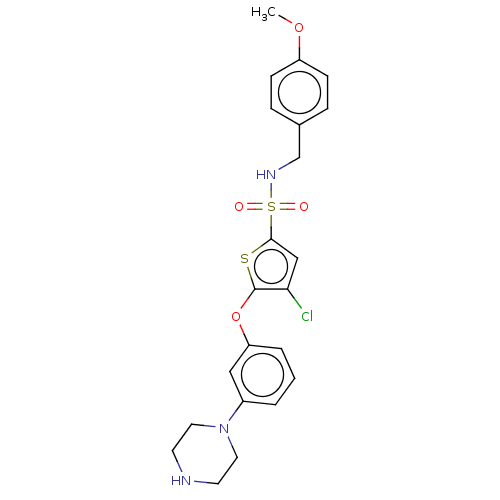 Chemical structure of BindingDB Monomer ID 316460