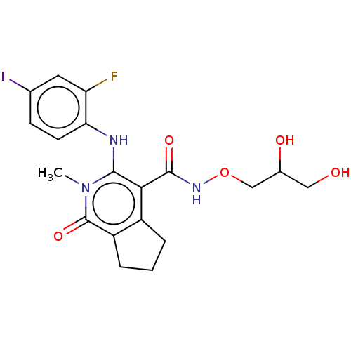 Chemical structure of BindingDB Monomer ID 316884