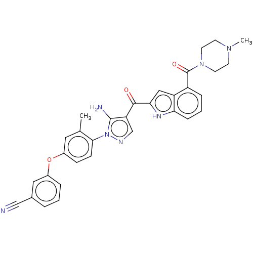 Chemical structure of BindingDB Monomer ID 317627