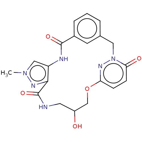 Chemical structure of BindingDB Monomer ID 318835