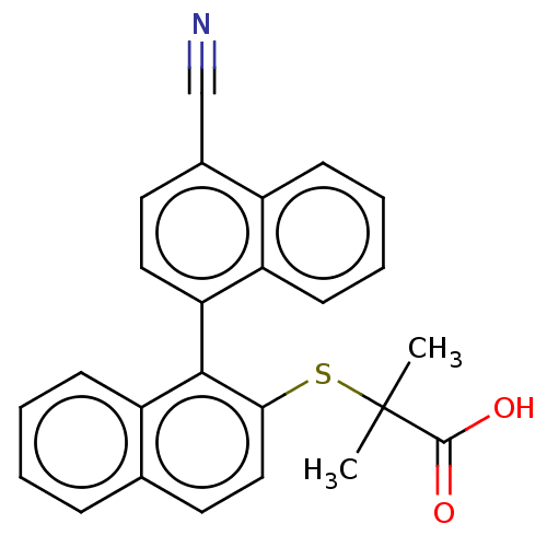 Chemical structure of BindingDB Monomer ID 318942