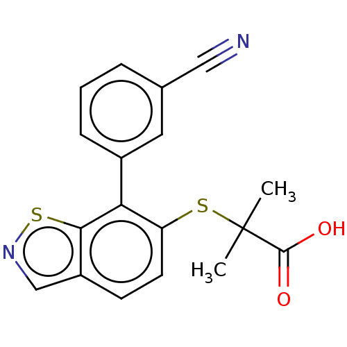 Chemical structure of BindingDB Monomer ID 318951