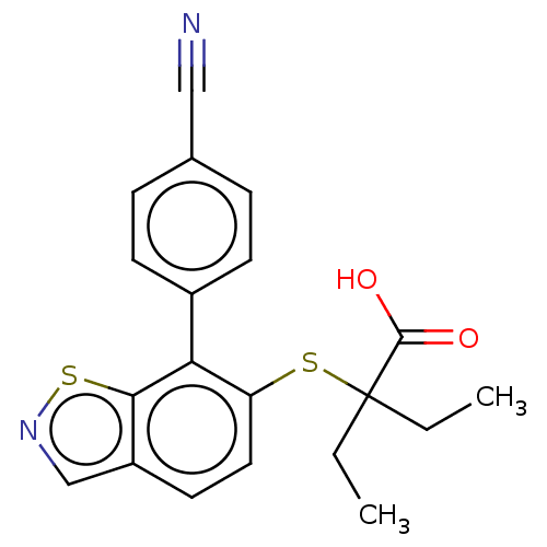 Chemical structure of BindingDB Monomer ID 318954