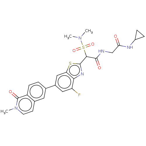 Chemical structure of BindingDB Monomer ID 319442