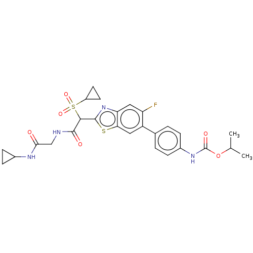 Chemical structure of BindingDB Monomer ID 319486