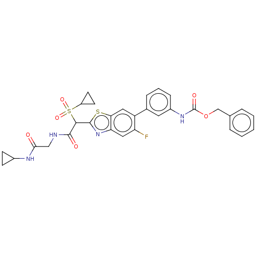 Chemical structure of BindingDB Monomer ID 319499