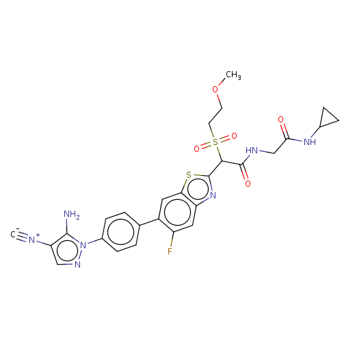 Chemical structure of BindingDB Monomer ID 319524