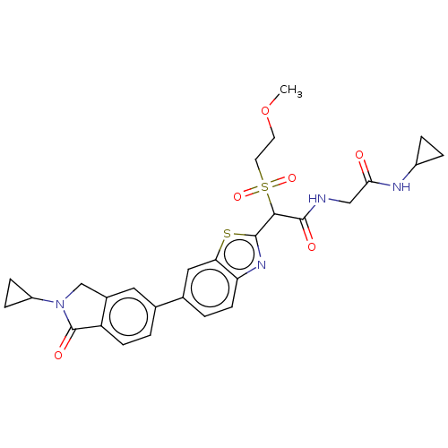 Chemical structure of BindingDB Monomer ID 319533